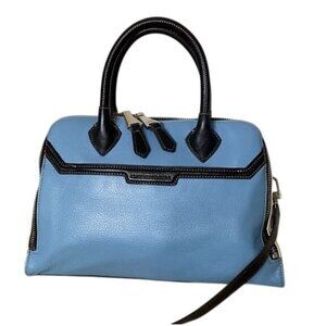 Aimee Kestenberg Blue and Black Satchel